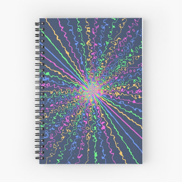 Item preview, Rainbow Colorful Ripple Sun Rays Burst Soft Blue designed and sold by EvergreenMotifs.