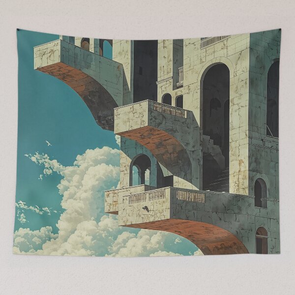 Item preview, Floating Parapets: A Dream of Impossible Architecture designed and sold by oanaunciuleanu.
