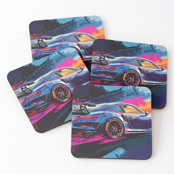 Item preview, Blue Porsche 911 GT3 RS  -  Pop Art designed and sold by AutoPopStudio.