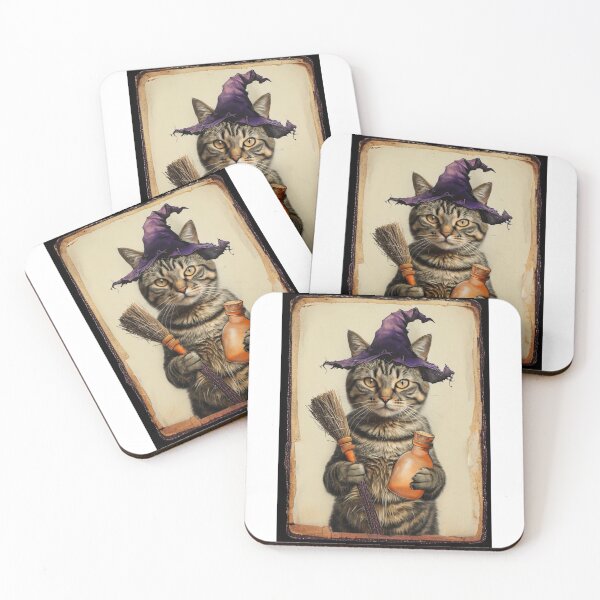 Item preview, Vintage Halloween cat designed and sold by JIGUWORLD.