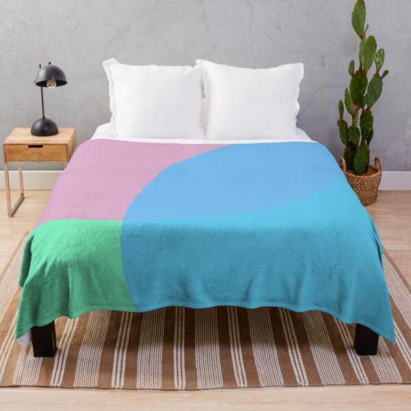 Item preview, Tricolor Gradient Overlap Circles Simple Geometry Pattern designed and sold by EvergreenMotifs.