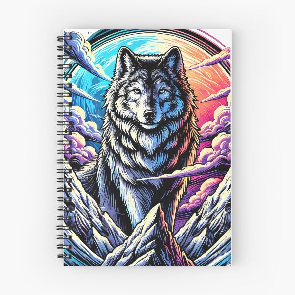 Item preview, Wolf in the mountain hikers and campers designed and sold by nodij.