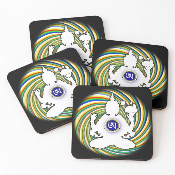 Item preview, Dzogchen, Ah, Tibetan, White body, Bodhisattva, Buddhist, Black Background designed and sold by MayGreenAbgrall.