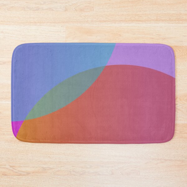Item preview, Tricolor Gradient Overlap Circles Simple Geometry Pattern designed and sold by EvergreenMotifs.