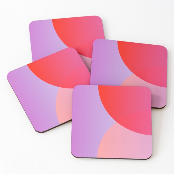 Item preview, Tricolor Gradient Overlap Circles Simple Geometry Pattern designed and sold by EvergreenMotifs.