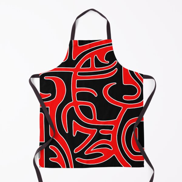 Item preview, THE WATCHER. LANDSCAPE LINEART STUDY. RED,WHITE,BLACK. designed and sold by 5hertz.
