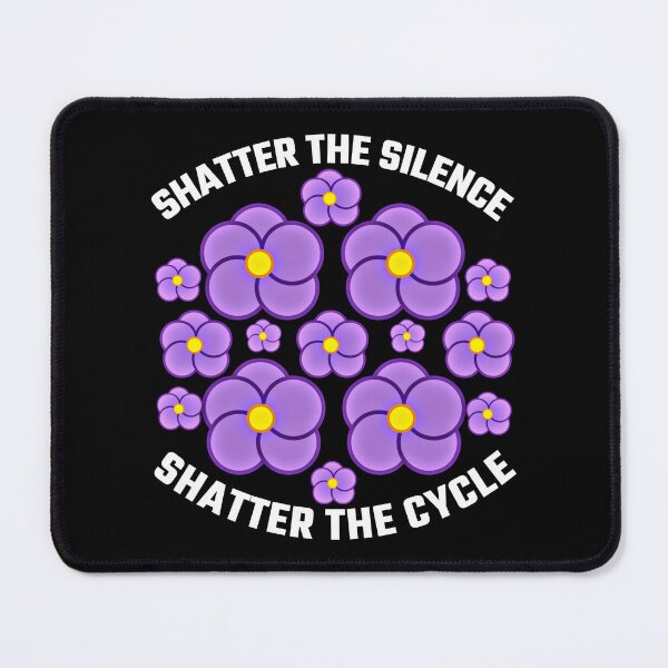Item preview, Domestic Violence Awareness - Shatter The Silence Shatter The Cycle designed and sold by Sunserize Designs.