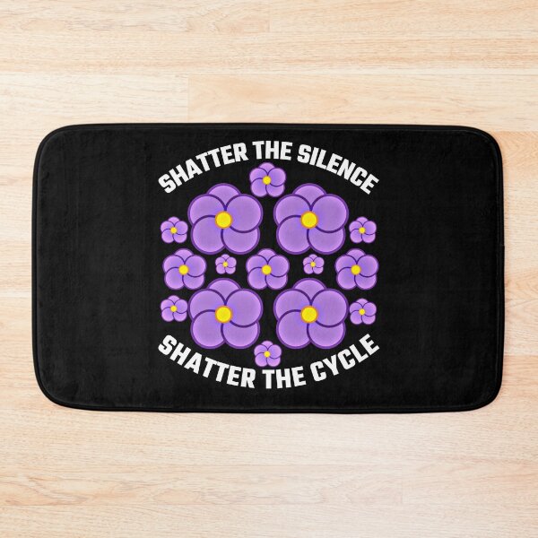 Item preview, Domestic Violence Awareness - Shatter The Silence Shatter The Cycle  designed and sold by Sunserize Designs.
