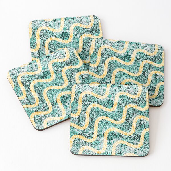 Item preview, Ripple Teal Lichen designed and sold by Dave Stephens.