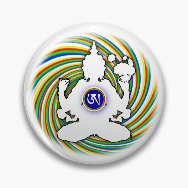 Item preview, Copy of Dzogchen, Ah, Tibetan, White body, Bodhisattva, Buddhist, White Background designed and sold by MayGreenAbgrall.