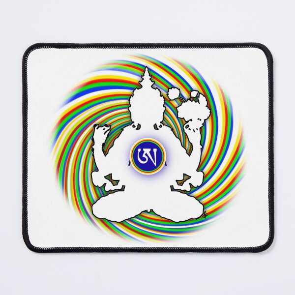 Item preview, Copy of Dzogchen, Ah, Tibetan, White body, Bodhisattva, Buddhist, White Background designed and sold by MayGreenAbgrall.