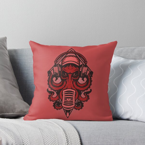 Item preview, DJ monstruo musical enfadado y pulpo designed and sold by Plant On Demand.