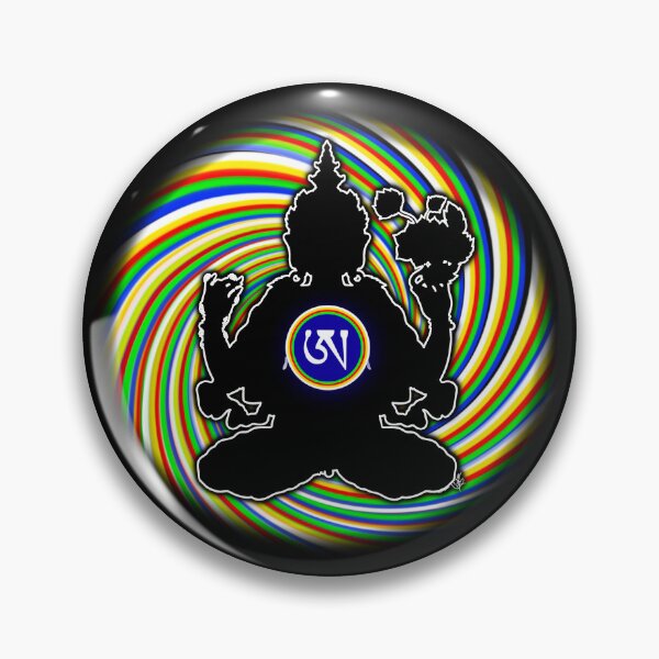 Item preview, Dzogchen, Ah, Tibetan, Black body, Bodhisattva, Buddhist, Black Background designed and sold by MayGreenAbgrall.