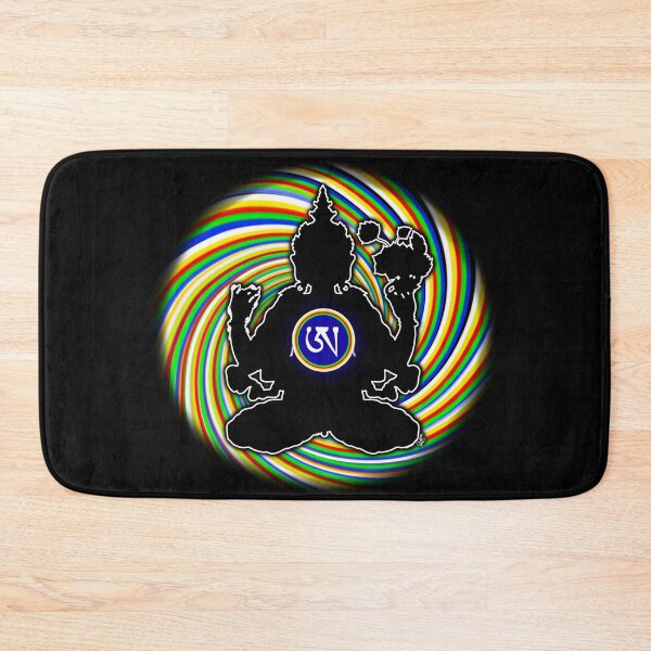 Item preview, Dzogchen, Ah, Tibetan, Black body, Bodhisattva, Buddhist, Black Background designed and sold by MayGreenAbgrall.