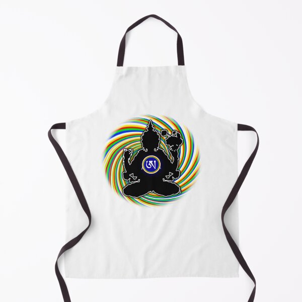 Item preview, Dzogchen, Ah, Tibetan, Black body, Bodhisattva, Buddhist, White Background designed and sold by MayGreenAbgrall.