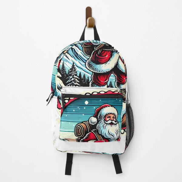 Item preview, Santa Claus Hiking and Camping designed and sold by nodij.