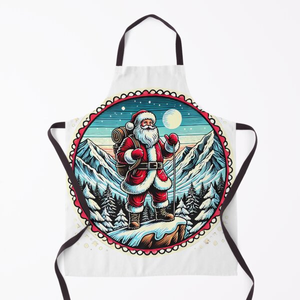 Item preview, Santa Claus Hiking and Camping designed and sold by nodij.