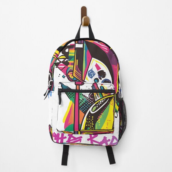 Item preview, Vibrant Pop Art Helmet - Black Visor - Violet/Pink/Blue Gradient Text designed and sold by Artsy Sharky.