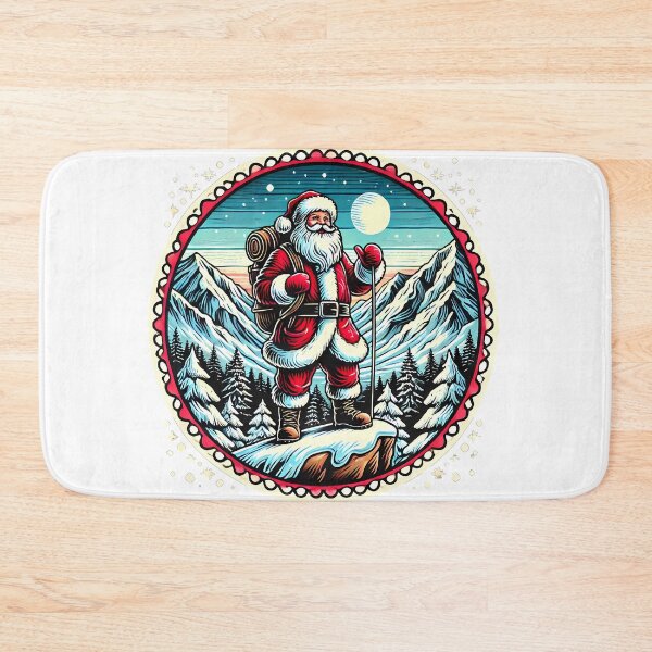 Item preview, Santa Claus Hiking and Camping designed and sold by nodij.