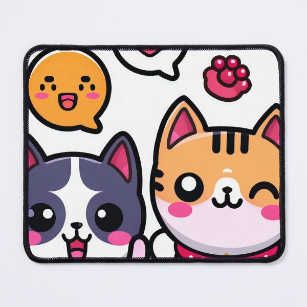 Item preview, “Charming Cartoon Cat Companions - Cute Kawaii Feline Friends” designed and sold by EidansEmpire.