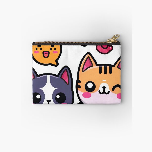 Item preview, “Charming Cartoon Cat Companions - Cute Kawaii Feline Friends” designed and sold by EidansEmpire.