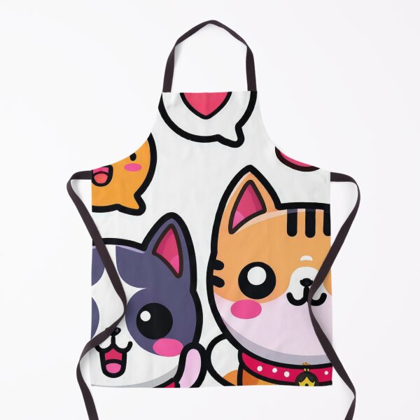 Item preview, “Charming Cartoon Cat Companions - Cute Kawaii Feline Friends” designed and sold by EidansEmpire.