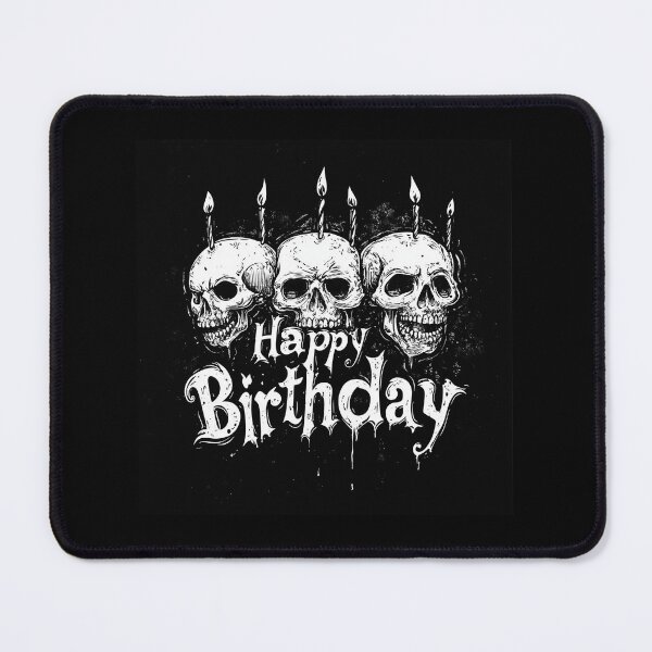Item preview, Goth Skeleton Birthday designed and sold by WearItOutUK.