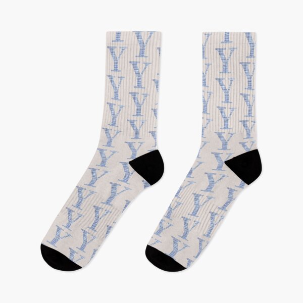 Item preview, Letter Y Blue Watercolor Stripes Monogram Initial designed and sold by theartofvikki.