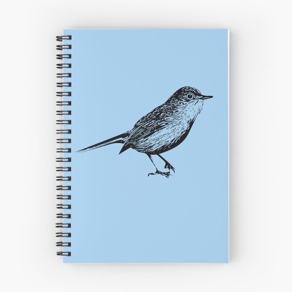 Item preview, Blue-gray Gnatcatcher Black Design  designed and sold by designsasstultd.