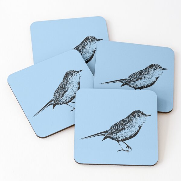Item preview, Blue-gray Gnatcatcher Black Design  designed and sold by designsasstultd.