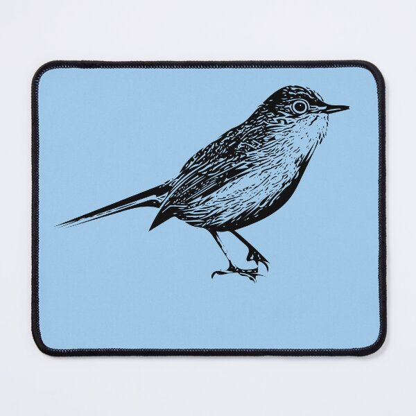 Item preview, Blue-gray Gnatcatcher Black Design  designed and sold by designsasstultd.