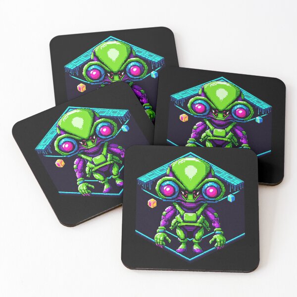 Item preview, Retro Pixel Alien designed and sold by AbsoluteA.
