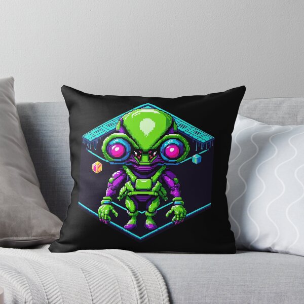 Item preview, Retro Pixel Alien designed and sold by AbsoluteA.