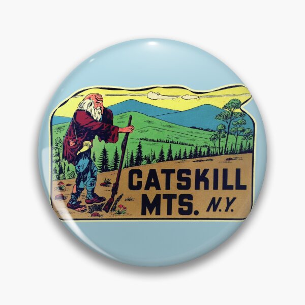 Item preview, Catskill Mountains New York USA Vintage Decal designed and sold by MartinRivas.