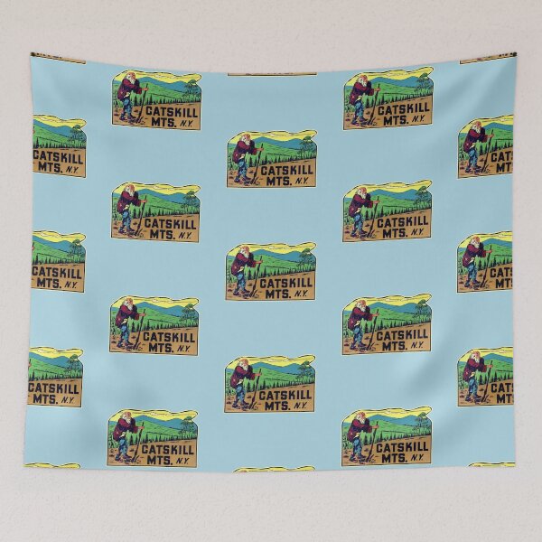 Item preview, Catskill Mountains New York USA Vintage Decal designed and sold by MartinRivas.