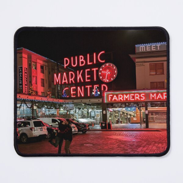 Item preview, Pike Place Market - Nighttime in Seattle designed and sold by PNWTraders.