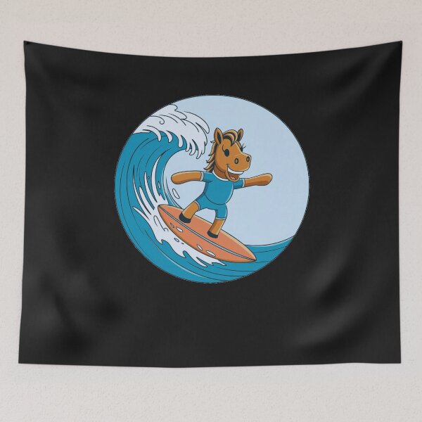 Item preview, Funny animals surfing the waves  designed and sold by AnimalsDH305.