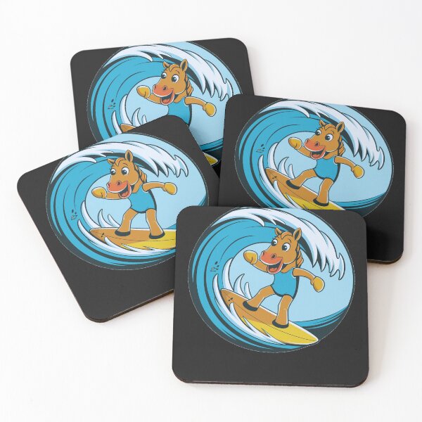 Item preview, Funny animals surfing the waves  designed and sold by AnimalsDH305.