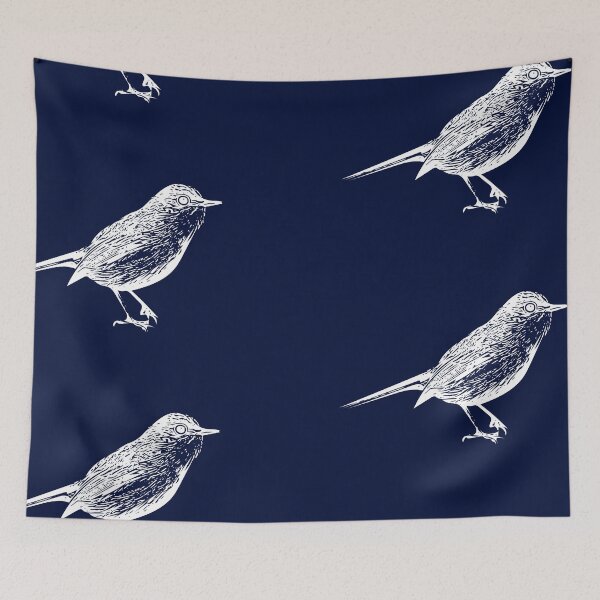 Item preview, Blue-gray Gnatcatcher White Design  designed and sold by designsasstultd.