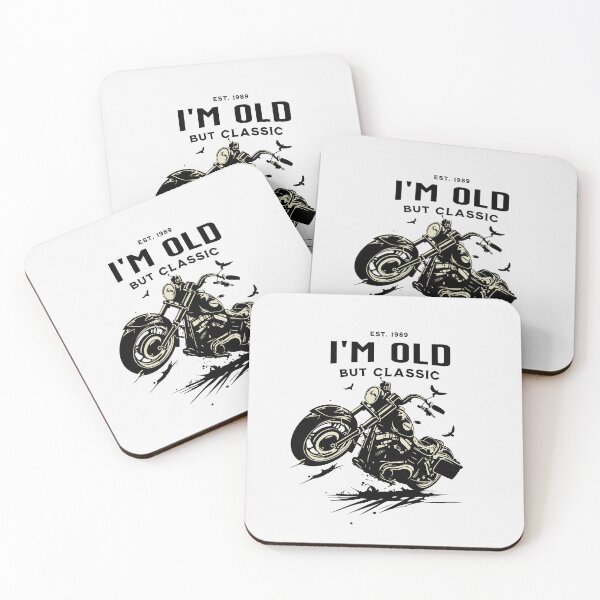 Item preview, I'M OLD BUT CLASSIC COOL VINTIGE MOTORCYCLE  designed and sold by Jessica  art.