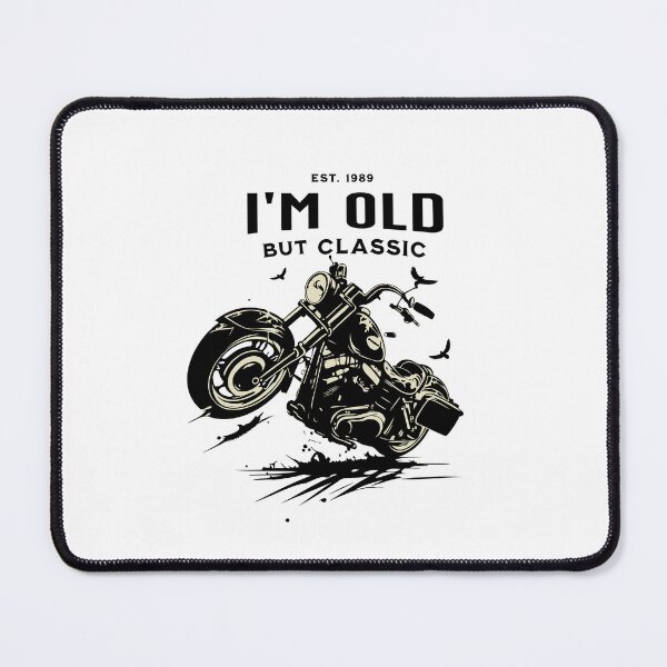 Item preview, I'M OLD BUT CLASSIC COOL VINTIGE MOTORCYCLE designed and sold by Jessica art.