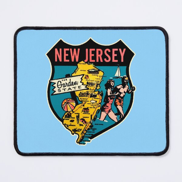 Item preview, New Jersey USA Vintage Decal designed and sold by MartinRivas.