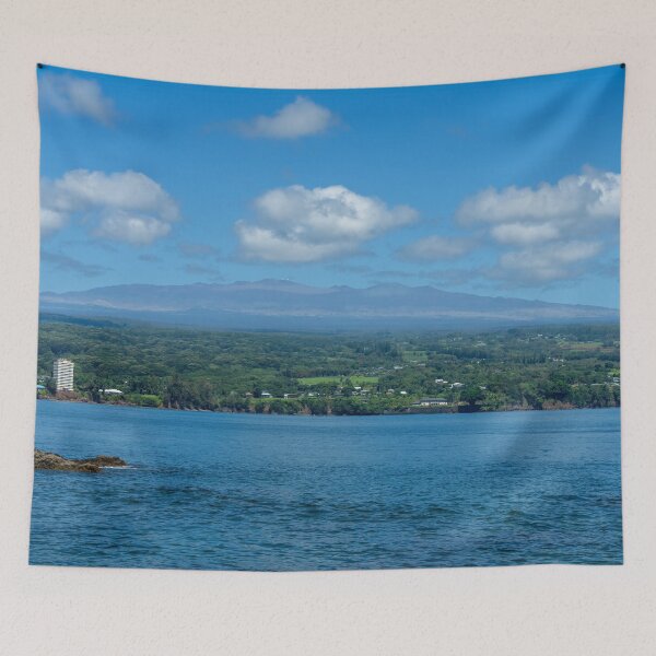 Item preview, View from Coconut Island to Mauna Kea designed and sold by SafariByMarisa.