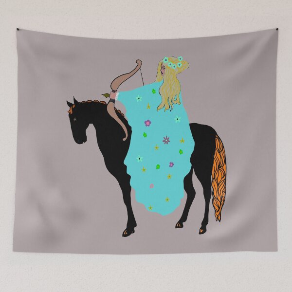 Item preview, Sagittarius woman star sign  designed and sold by LynseysArtShop.