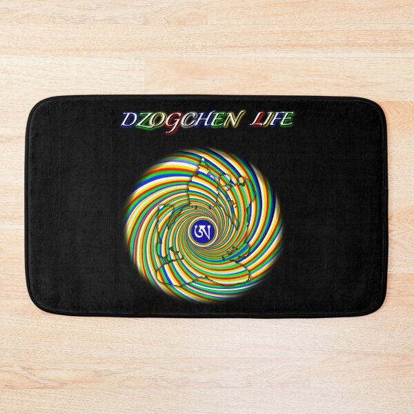 Item preview, Dzogchen Life, Ah, Tibetan, Rainbow body, Bodhisattva, Buddhist, Black Background designed and sold by MayGreenAbgrall.