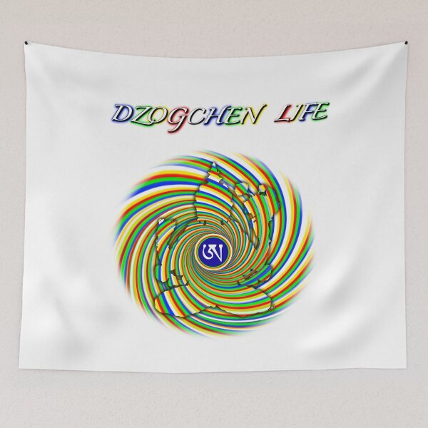Item preview, Dzogchen Life, Ah, Tibetan, Rainbow body, Bodhisattva, Buddhist, White Background designed and sold by MayGreenAbgrall.