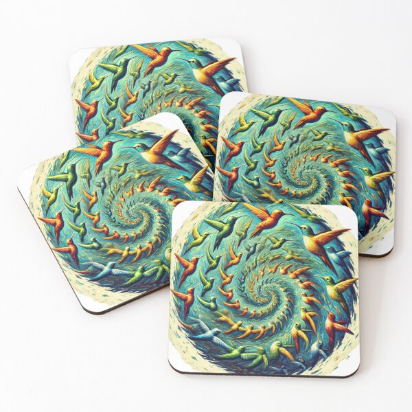 Item preview, Hummingbirds Rising From the Wheat Field designed and sold by LaPaz361.