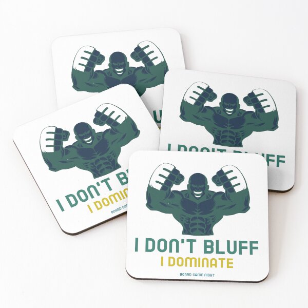 Item preview, I Don't Bluff, I Dominate, Board Game Night designed and sold by LettsMerchntees.