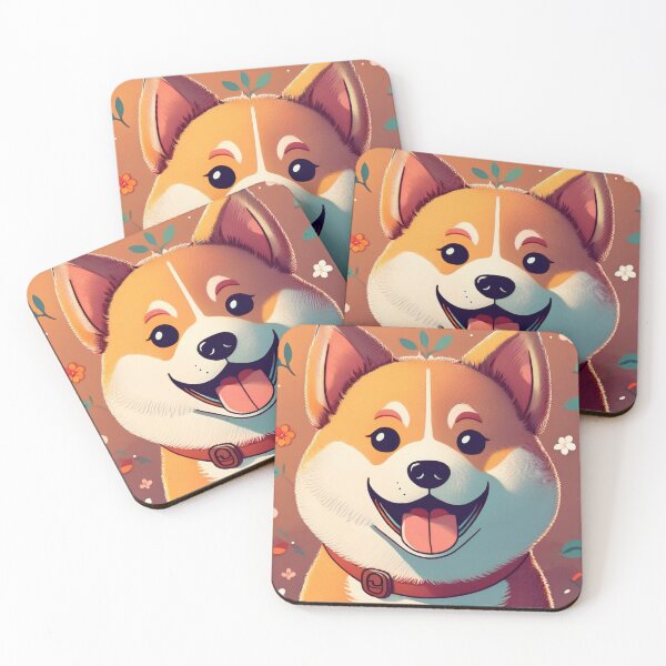 Item preview,  Cheerful Shiba Inu: Blossom Delight designed and sold by EidansEmpire.