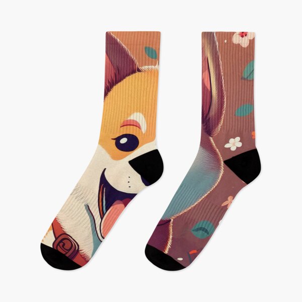 Item preview,  Cheerful Shiba Inu: Blossom Delight designed and sold by EidansEmpire.